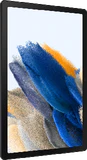 Samsung Galaxy Tab A8 WiFi grå foran bunn vridd