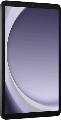 Samsung Galaxy Tab A9 grå foran venstre side