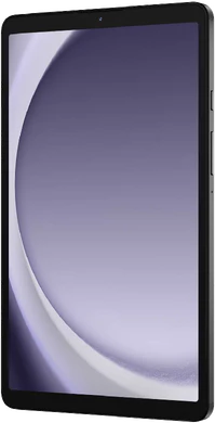 Samsung Galaxy Tab A9 grå foran høyre side