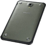 Samsung Galaxy Tab Active WiFi onderkant schuin