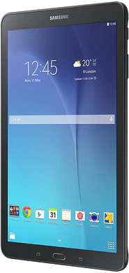 Samsung Galaxy Tab e 96 wifi noir couverture à droite