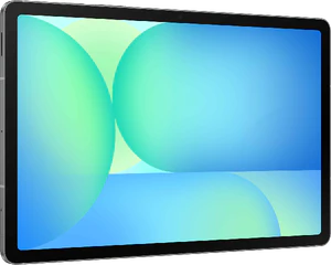 Samsung Galaxy Tab S10 FE WiFi grijs voorkant linkerzijkant