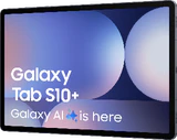 Samsung Galaxy tab s10 plus grijs voorkant rechterzijkant