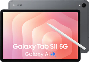 Samsung Galaxy Tab S11 grijs overzicht
