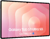 Samsung Galaxy Tab S11 Ultra grijs voorkant linkerzijkant