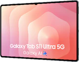 Samsung Galaxy Tab S11 Ultra grijs voorkant rechterzijkant