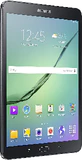 Samsung Galaxy Tab s2 8 0 2016 t719 zwart voorkant linkerzijkant