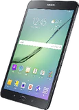 Samsung Galaxy Tab s2 8 0 2016 t719 zwart voorkant rechterzijkant schuin