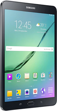 Samsung Galaxy Tab s2 80 wifi nero copertina frontale lato sinistro