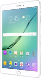 Samsung Galaxy Tab s2 97 wifi wit voorkant rechterzijkant