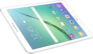 Samsung Galaxy Tab s2 97 wifi wit gedraaid schuin