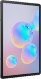 Samsung Galaxy Tab S6 grijs voorkant linkerzijkant