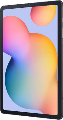 Samsung Galaxy Tab s6 lite 2024 wifi harmaa etupuolella oikea puoli