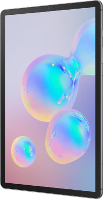 Samsung Galaxy Tab S6 WiFi grå front höger sida