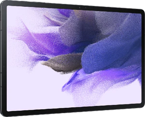 Samsung Galaxy tab s7 fe svart front vänster sida