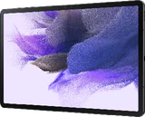 Samsung Galaxy tab s7 fe svart front höger sida