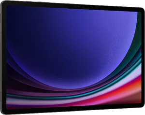 Samsung Galaxy tab s9 plus grijs voorkant linkerzijkant