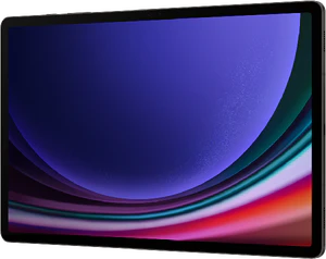 Samsung Galaxy tab s9 plus grijs voorkant rechterzijkant