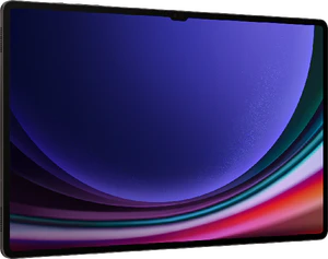 Samsung Galaxy Tab S9 Ultra grijs voorkant linkerzijkant