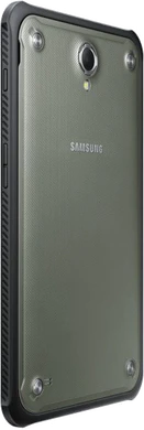 Samsung Galaxy Tab 4 Active groen achterkant rechterzijkant