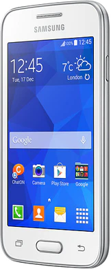 Samsung Galaxy Trend 2 Lite wit schuin