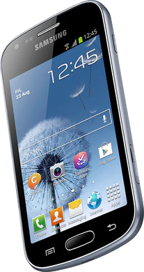 Samsung Galaxy Trend onderkant schuin