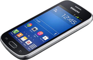 Samsung Galaxy Trend Lite schwarz schräg