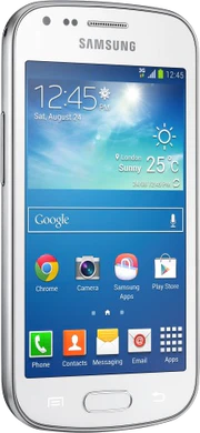 Samsung Galaxy Trend Plus snett vit