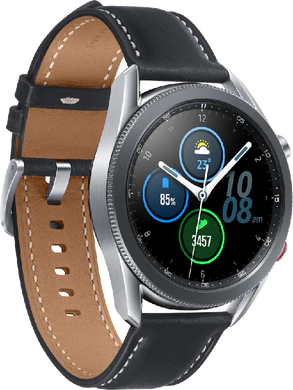 Samsung Galaxy watch 3 lte 45mm argent couverture côté gauche