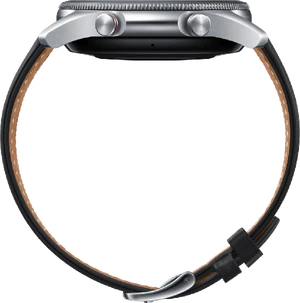 Samsung Galaxy watch 3 lte 45mm argent côté gauche fermé