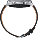 Samsung Galaxy watch 3 lte 45mm argent côté gauche fermé