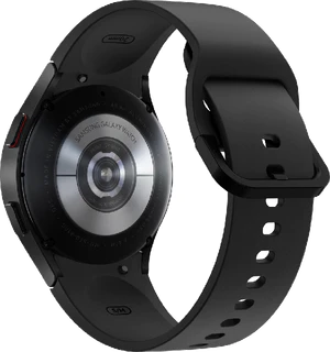 Samsung Galaxy Watch 4 40mm zwart achterkant rechterzijkant