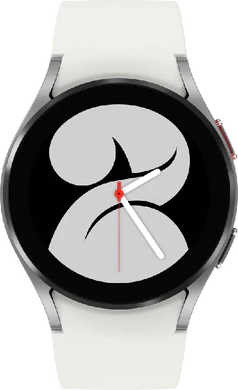 Samsung Galaxy Watch 4 40mm zilver voorkant
