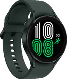 Samsung Galaxy Watch 4 44mm groen voorkant linkerzijkant