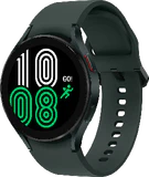 Samsung Galaxy Watch 4 44mm groen voorkant rechterzijkant