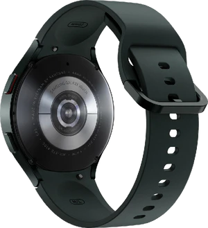 Samsung Galaxy Watch 4 44mm groen achterkant rechterzijkant