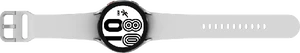 Samsung Galaxy Watch 4 44mm zilver gedraaid geopend