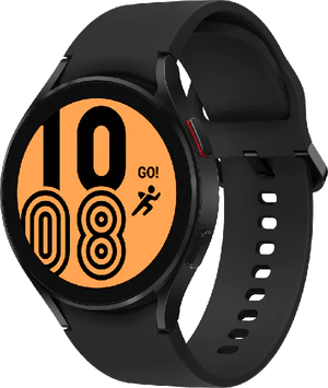 Samsung Galaxy Watch 4 4G 44mm svart front höger sida