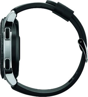 Samsung Galaxy Watch 4G 46mm zilver rechterzijkant