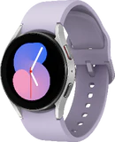 Samsung Galaxy Watch 5 40mm violett Vorderseite rechte Seite