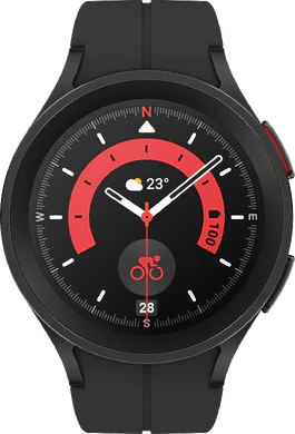 Samsung Galaxy Watch 5 Pro zwart titanium voorkant