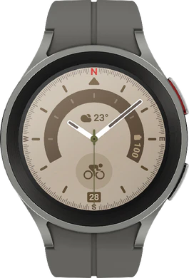 Samsung Galaxy Watch 5 Pro gray titanium voorkant