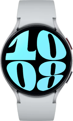 Samsung Galaxy Watch 6 4G 44mm zilver voorkant