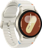 Samsung Galaxy Watch 7 4G 40mm blanco tapa delantera lado izquierdo