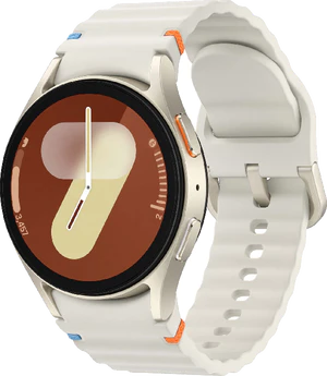 Samsung Galaxy Watch 7 4G 40mm blanco tapa delantera lado derecho
