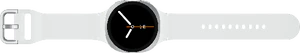 Samsung Galaxy Watch 8 40mm wit gedraaid geopend