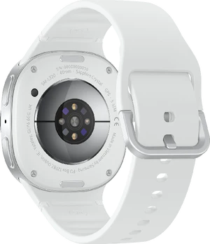 Samsung Galaxy Watch 8 40mm wit achterkant rechterzijkant