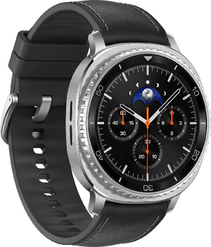Samsung Galaxy Watch 8 Classic black front left side