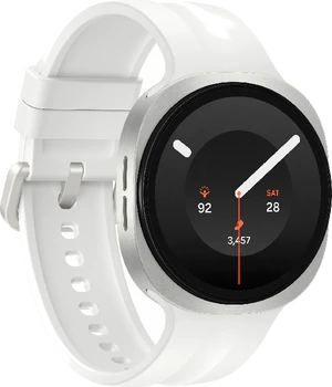 Samsung Galaxy Watch 9 40mm cream hvid front venstre side