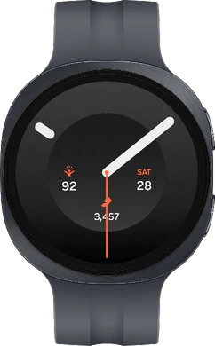Samsung Galaxy Watch 9 44mm graphite zwart grijs voorkant